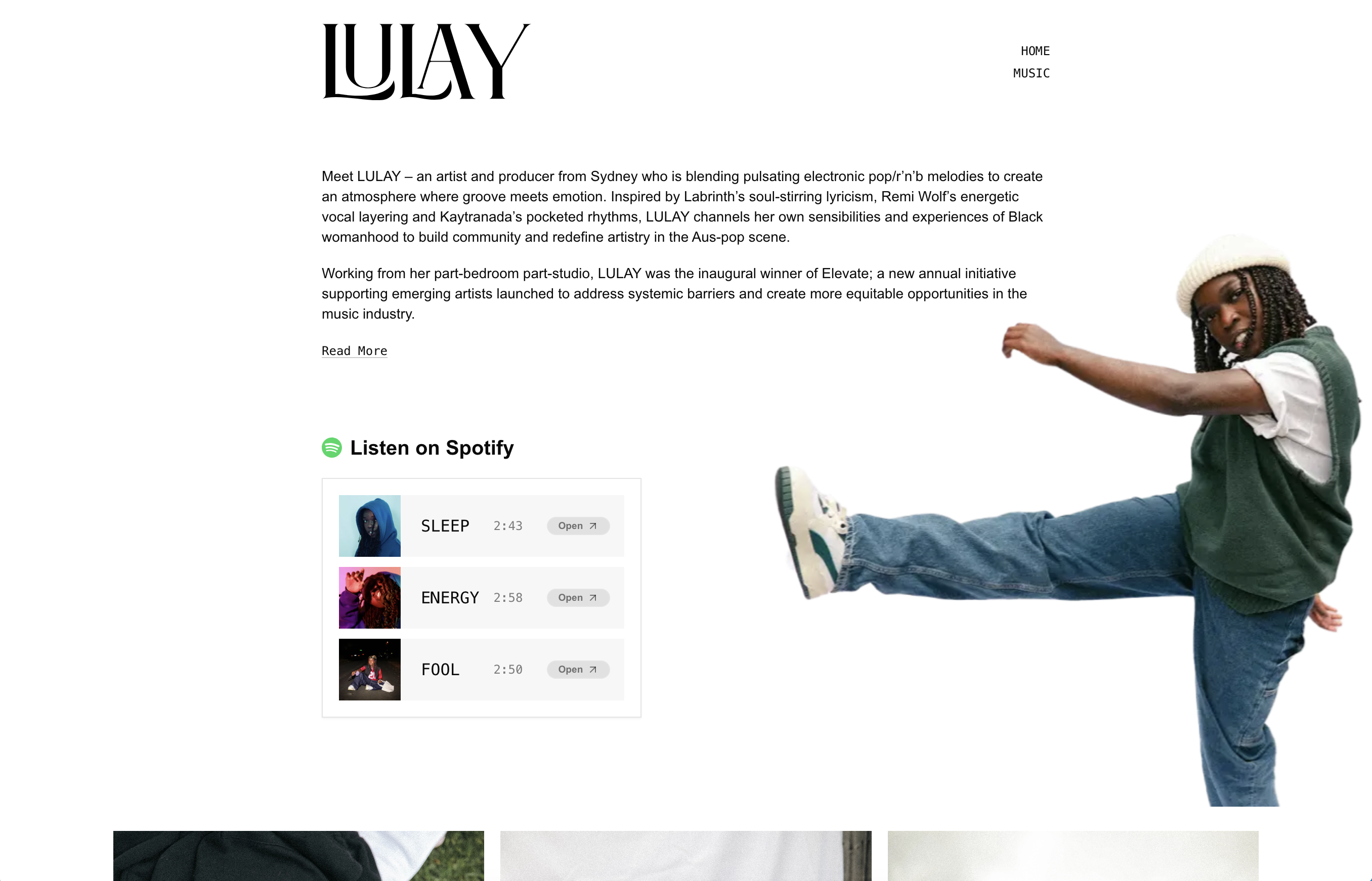 Lulay homepage
